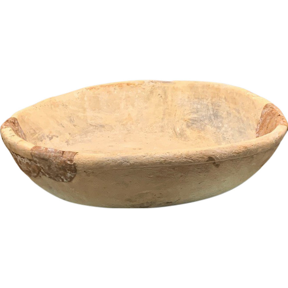 Vintage Indian Wooden Parat Bowl - Berbere Imports