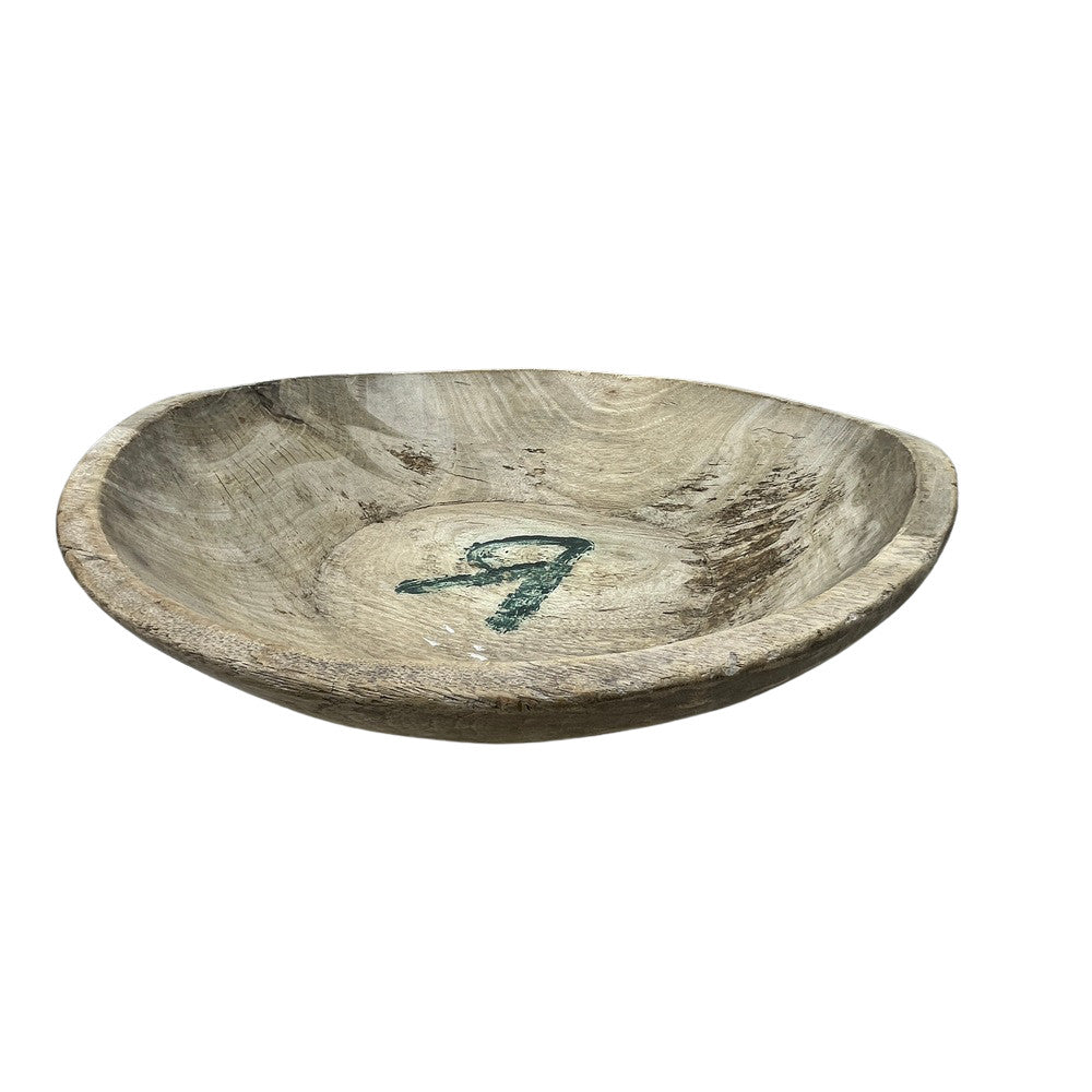 Vintage Wooden Parat Bowl - Medium - Berbere Imports