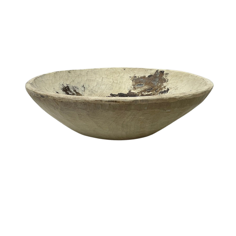 Vintage Wooden Parat Bowl - Medium - Berbere Imports