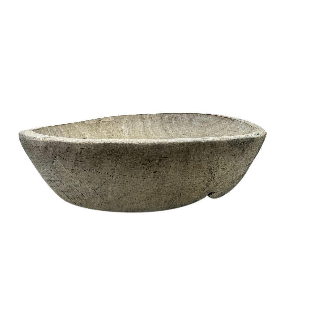 Vintage Wooden Parat Bowl - Medium - Berbere Imports