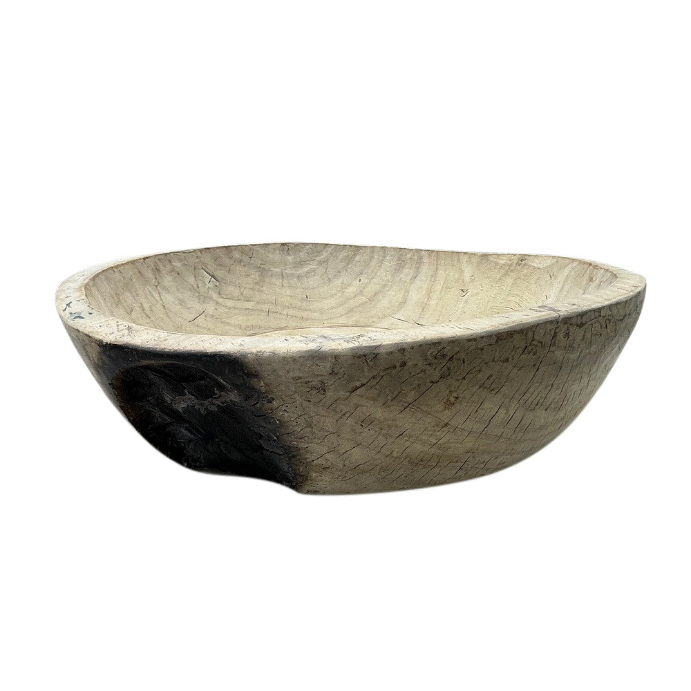 Vintage Wooden Parat Bowl - Medium - Berbere Imports