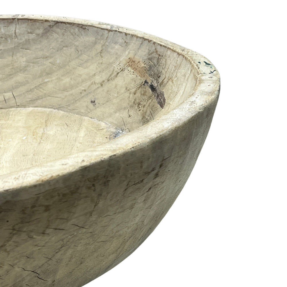 Vintage Wooden Parat Bowl - Medium - Berbere Imports