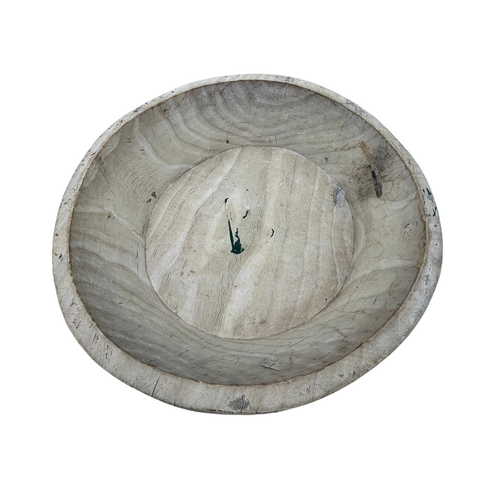 Vintage Wooden Parat Bowl - Medium - Berbere Imports