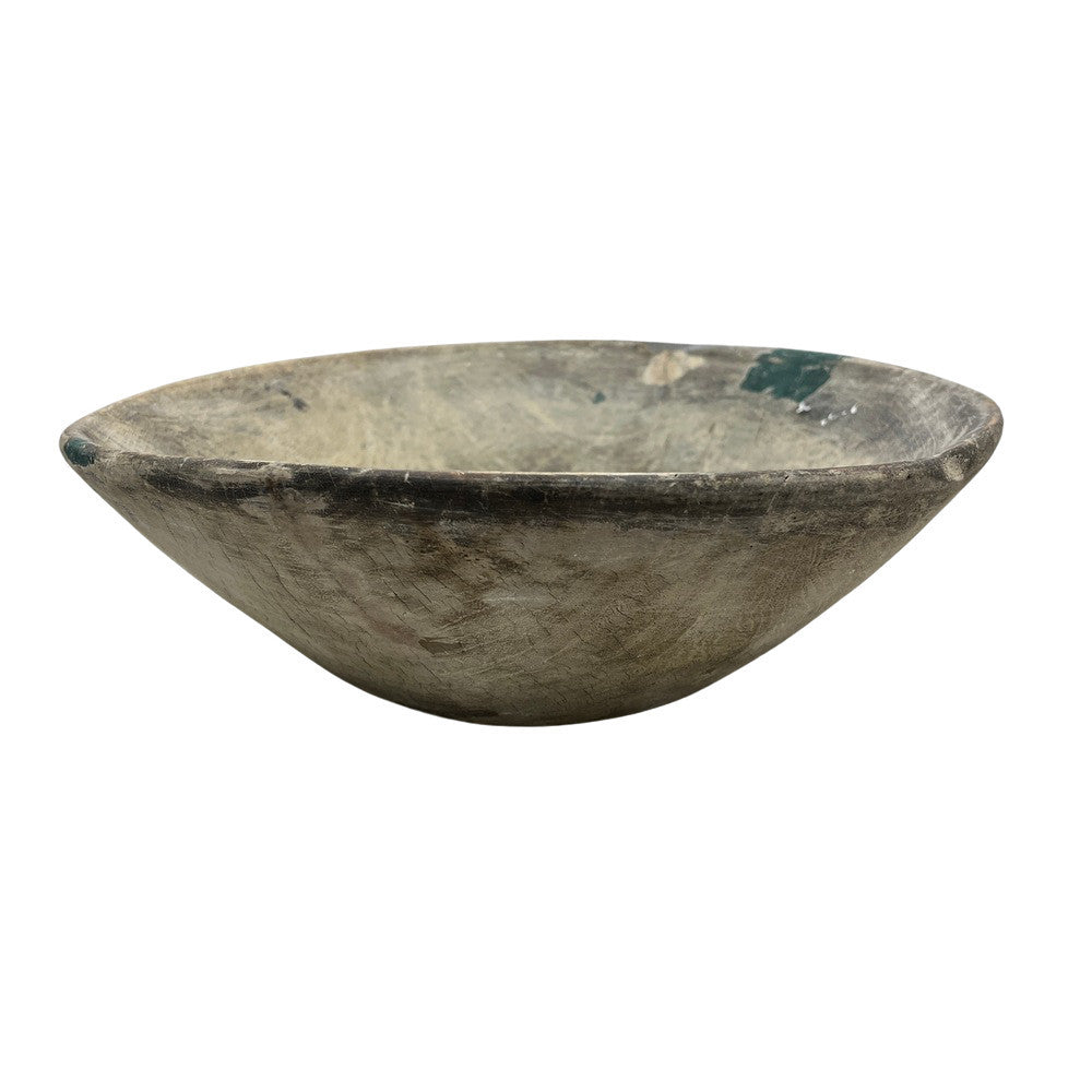 Vintage Wooden Parat Bowl - Small - Berbere Imports
