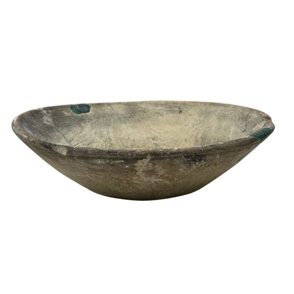 Vintage Wooden Parat Bowl - Small - Berbere Imports