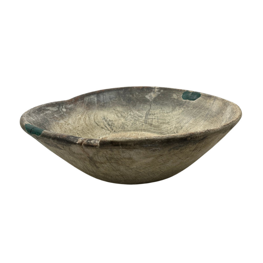 Vintage Wooden Parat Bowl - Small - Berbere Imports