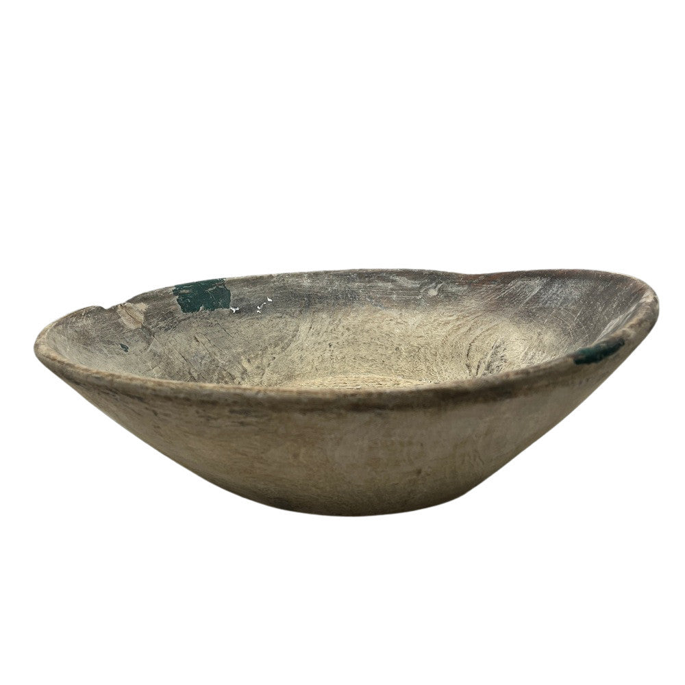 Vintage Wooden Parat Bowl - Small - Berbere Imports