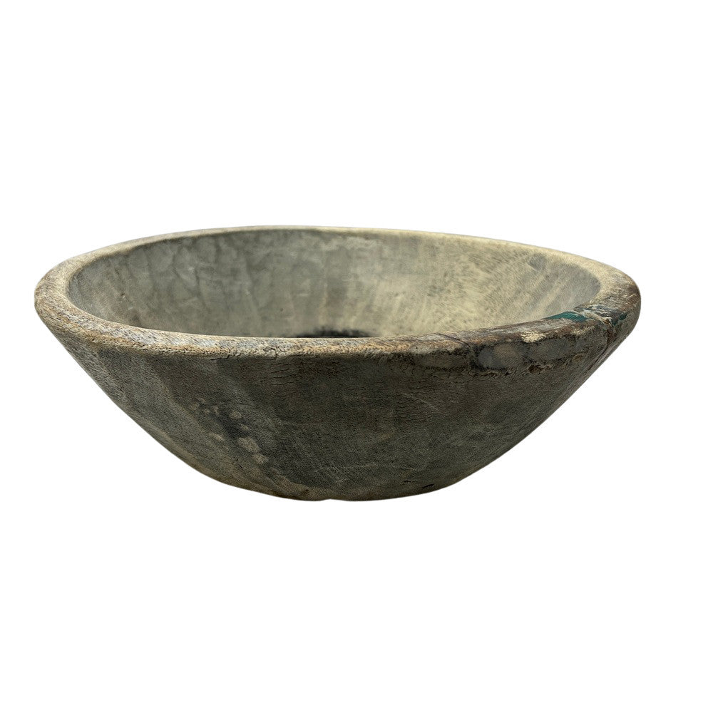 Vintage Wooden Parat Bowl - Small - Berbere Imports