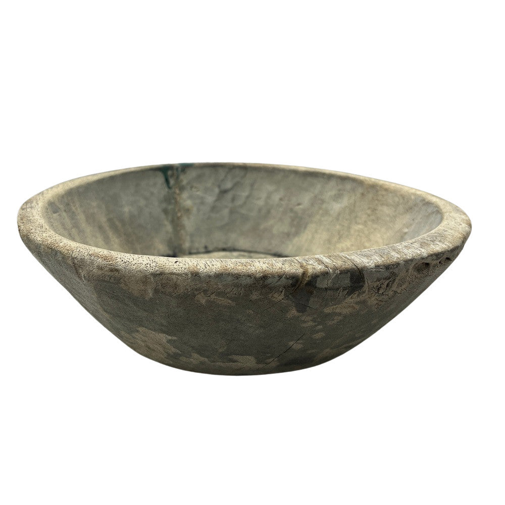 Vintage Wooden Parat Bowl - Small - Berbere Imports