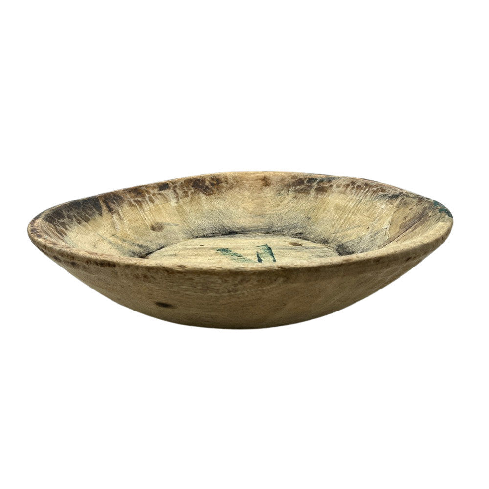 Vintage Wooden Parat Bowl - Small - Berbere Imports