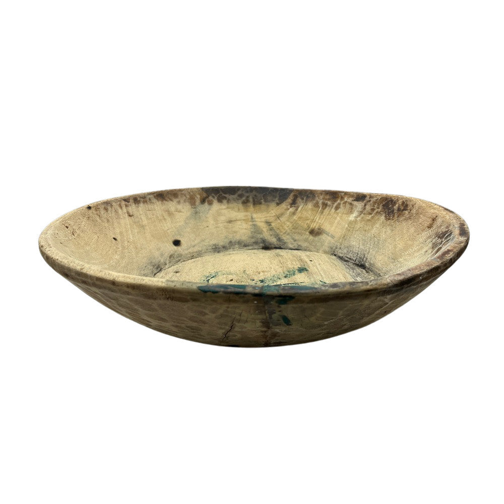 Vintage Wooden Parat Bowl - Small - Berbere Imports