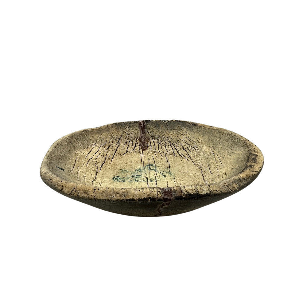 Vintage Wooden Parat Bowl - Small - Berbere Imports