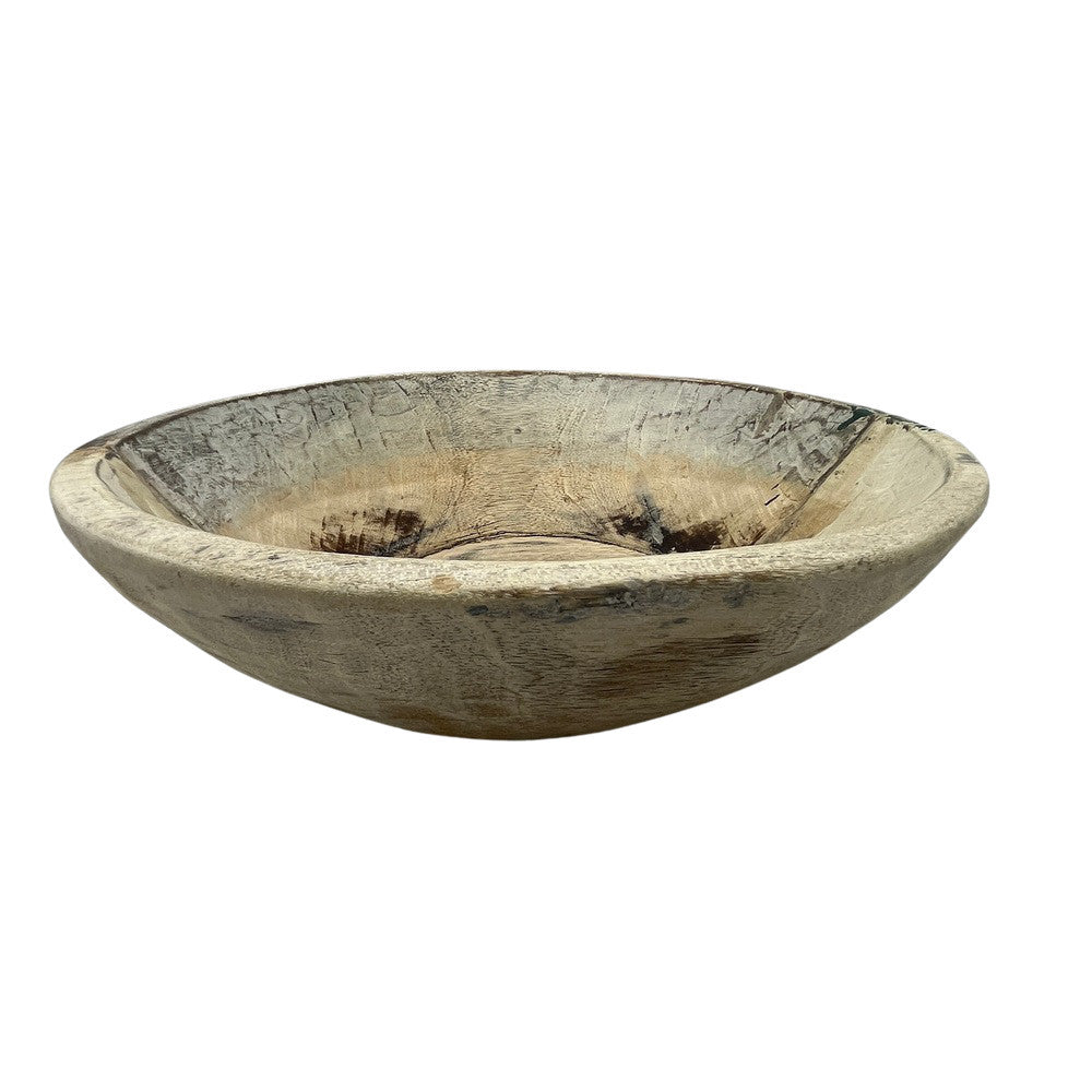 Vintage Wooden Parat Bowl - Small - Berbere Imports