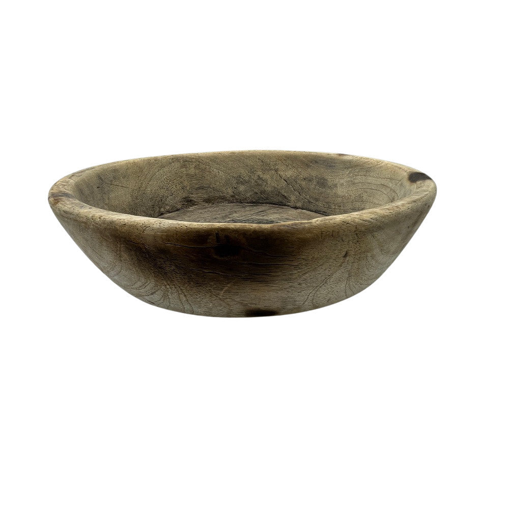 Vintage Wooden Parat Bowl - Small - Berbere Imports