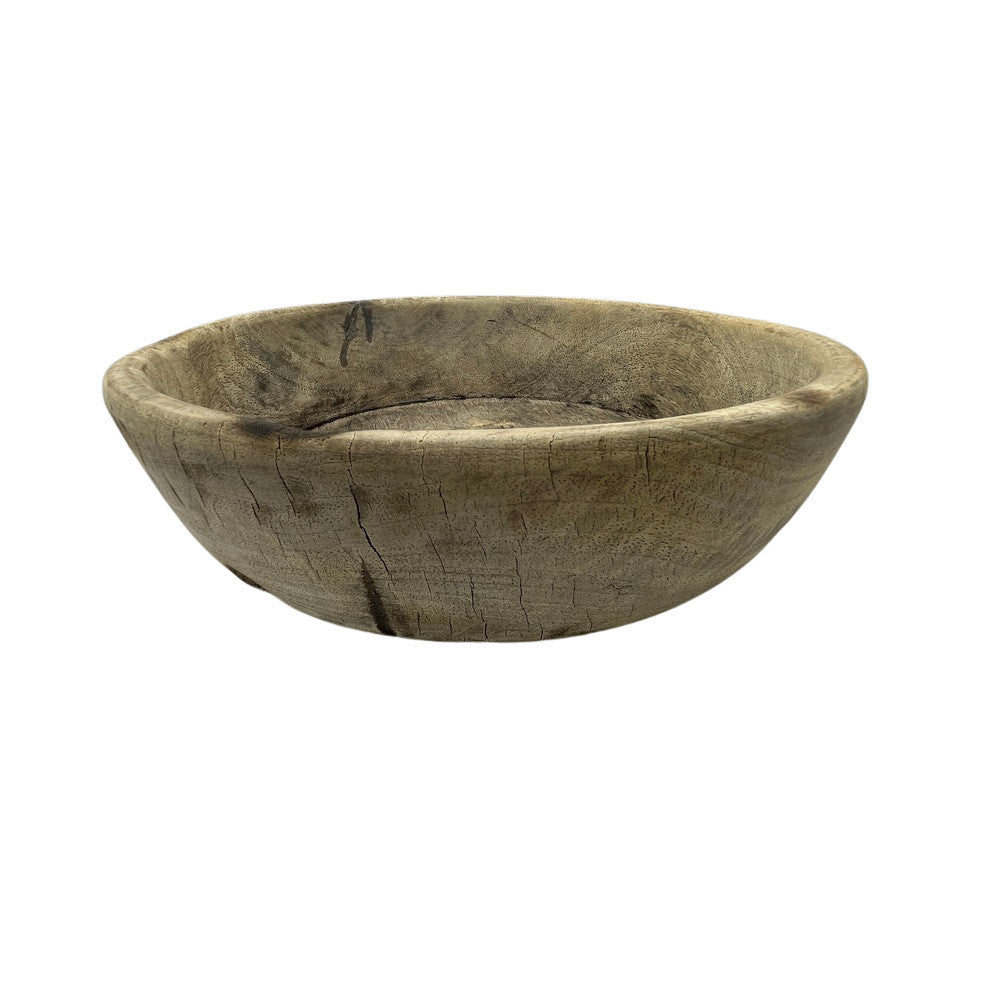 Vintage Wooden Parat Bowl - Small - Berbere Imports