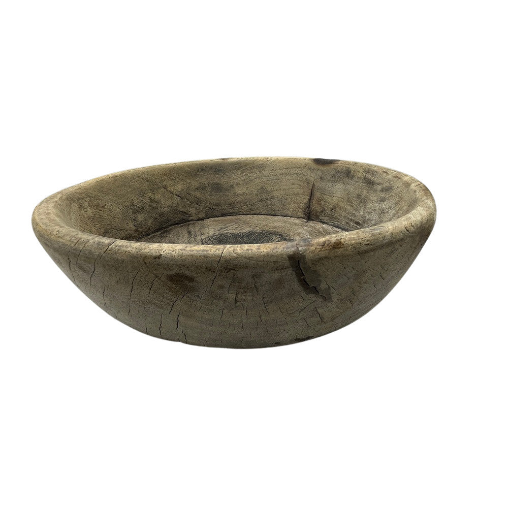 Vintage Wooden Parat Bowl - Small - Berbere Imports