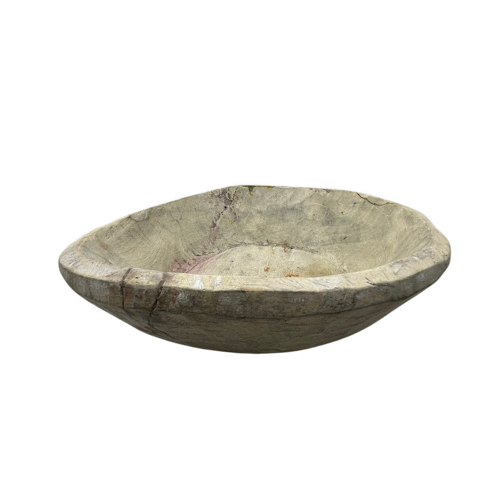 Vintage Wooden Parat Bowl - Small - Berbere Imports