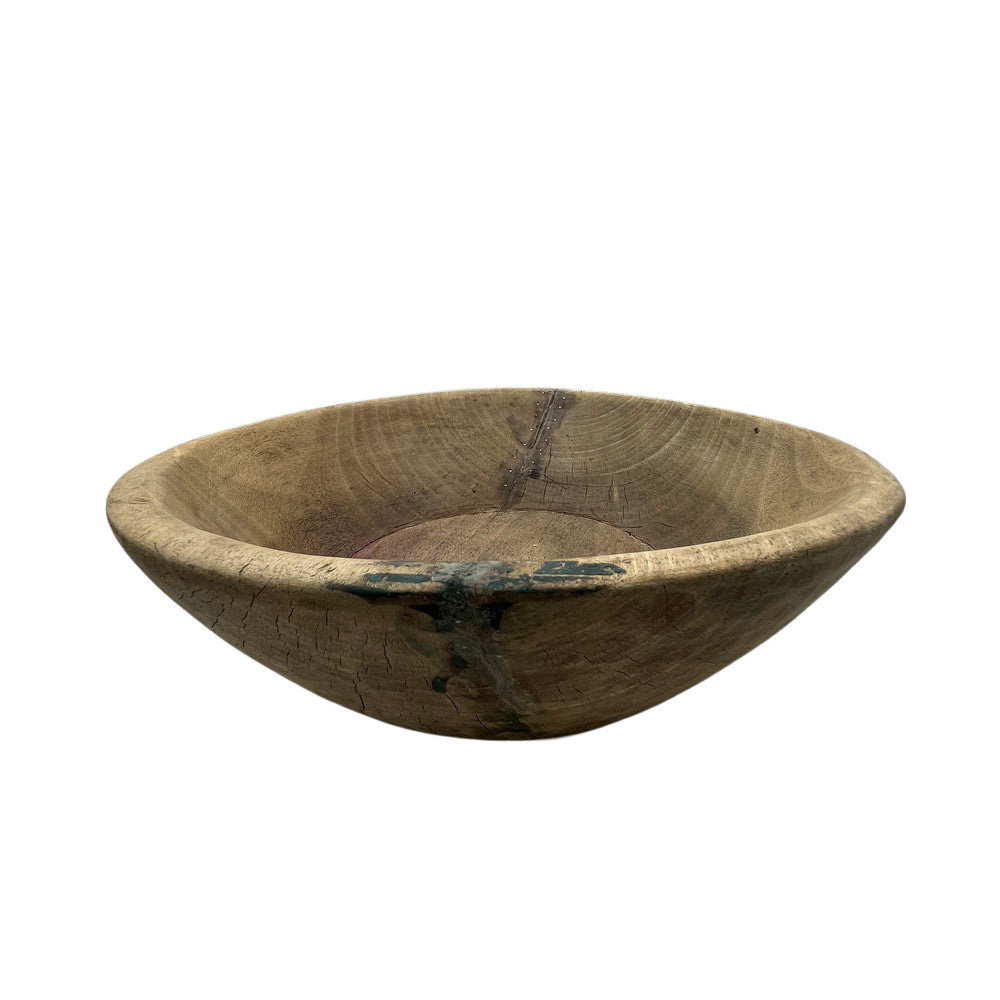 Vintage Wooden Parat Bowl - Small - Berbere Imports