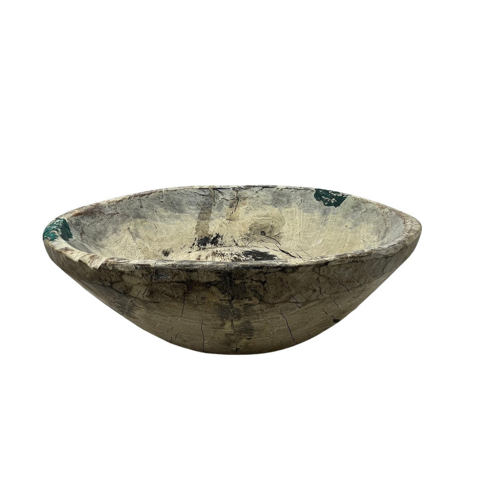 Vintage Wooden Parat Bowl - Small - Berbere Imports
