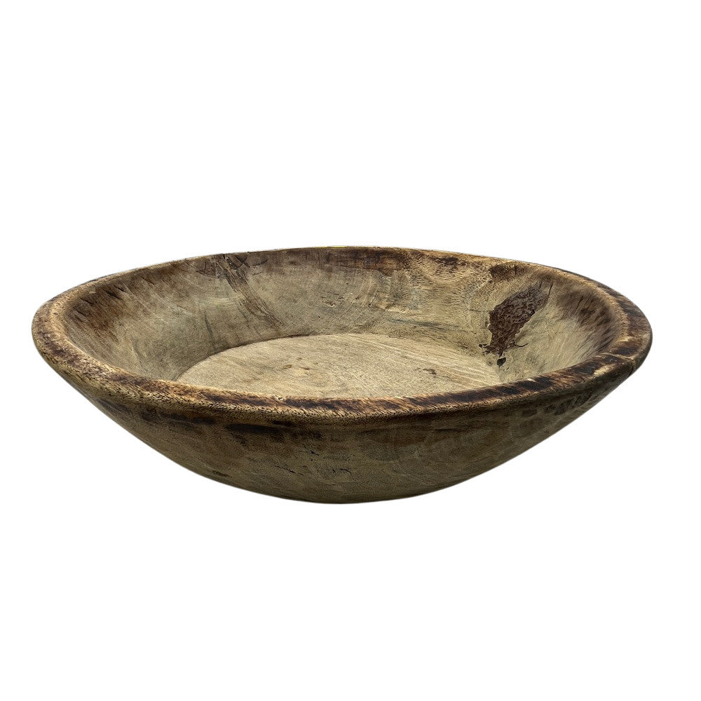 Vintage Wooden Parat Bowl - Small - Berbere Imports