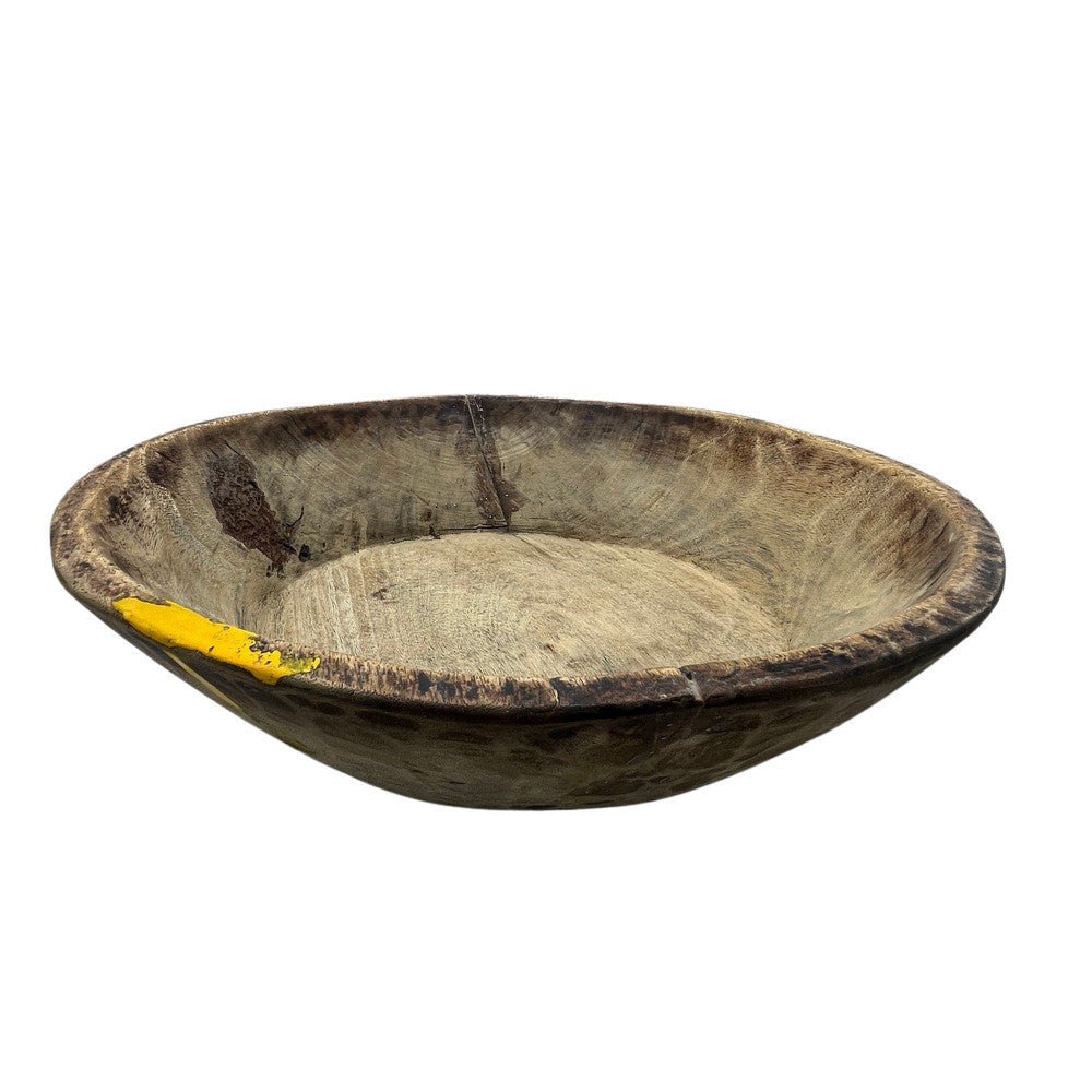 Vintage Wooden Parat Bowl - Small - Berbere Imports