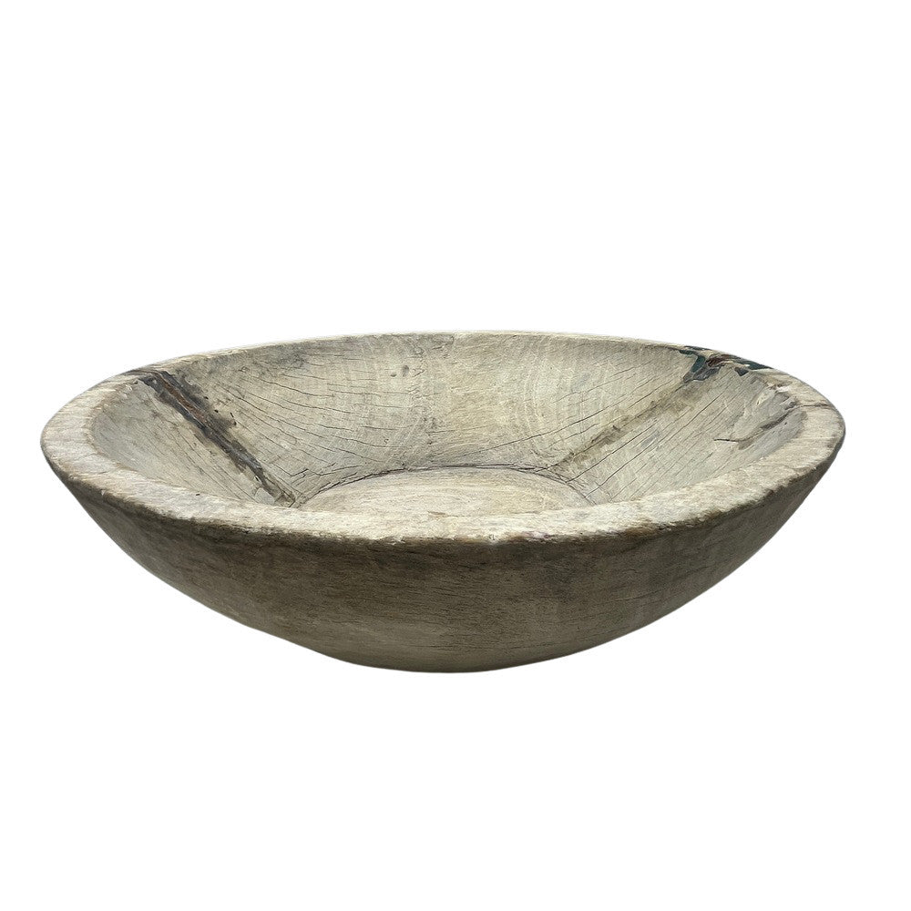 Vintage Wooden Parat Bowl - Small - Berbere Imports