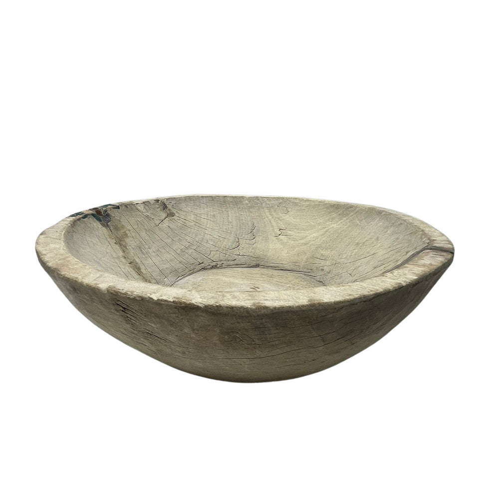 Vintage Wooden Parat Bowl - Small - Berbere Imports