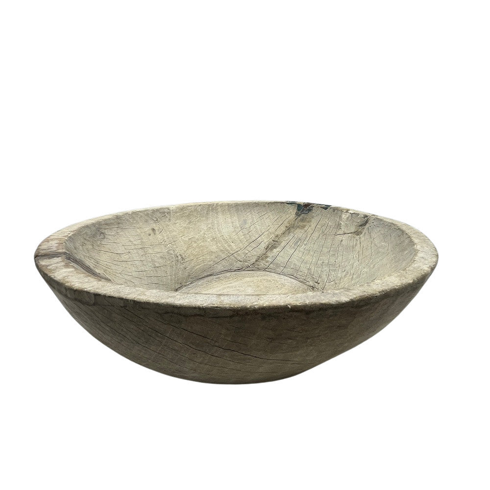 Vintage Wooden Parat Bowl - Small - Berbere Imports