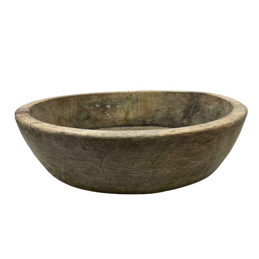 Vintage Wooden Parat Bowl - Small - Berbere Imports