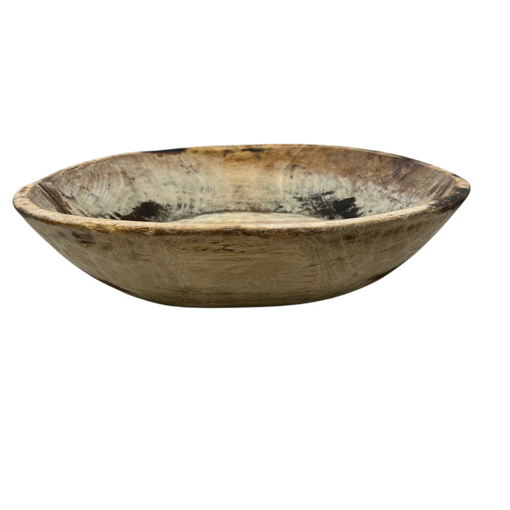 Vintage Wooden Parat Bowl - Small - Berbere Imports