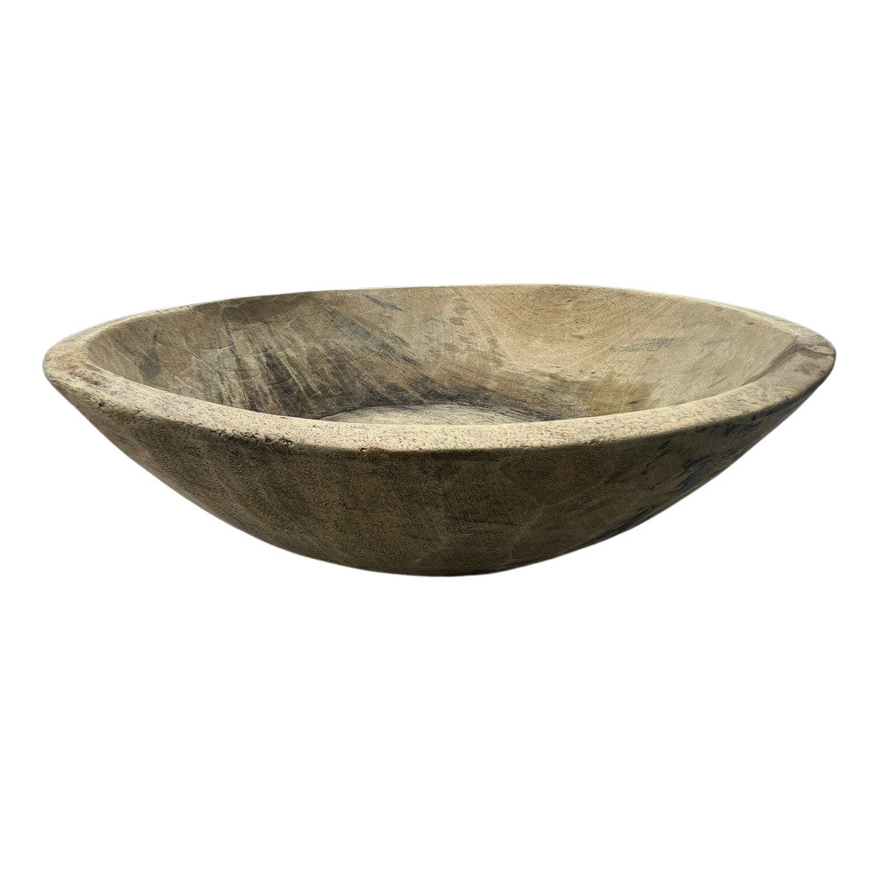 Vintage Wooden Parat Bowl - Small - Berbere Imports