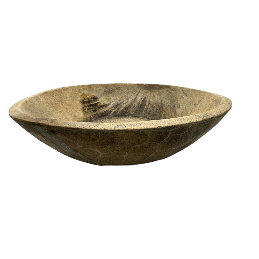 Vintage Wooden Parat Bowl - Small - Berbere Imports