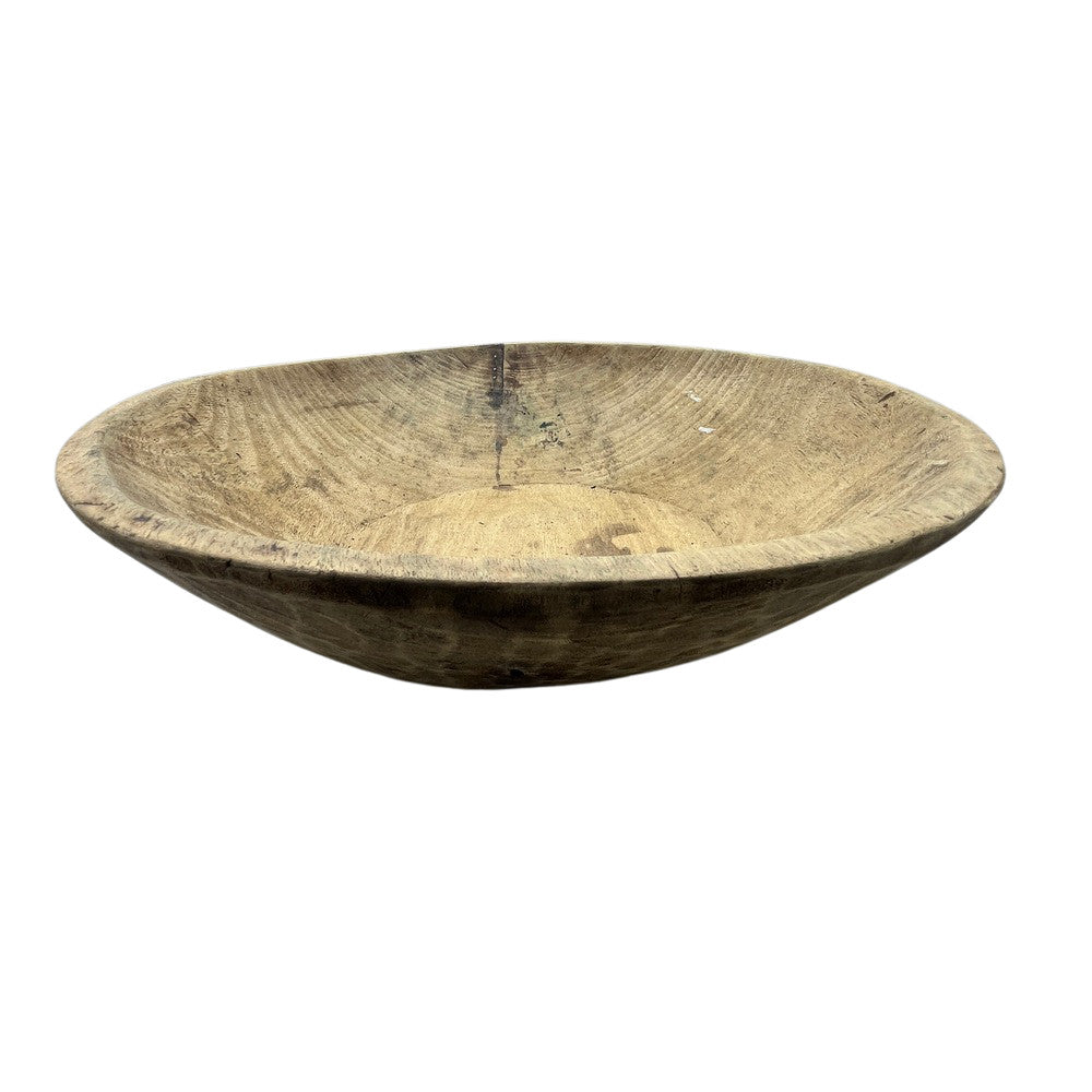 Vintage Wooden Parat Bowl - Small - Berbere Imports