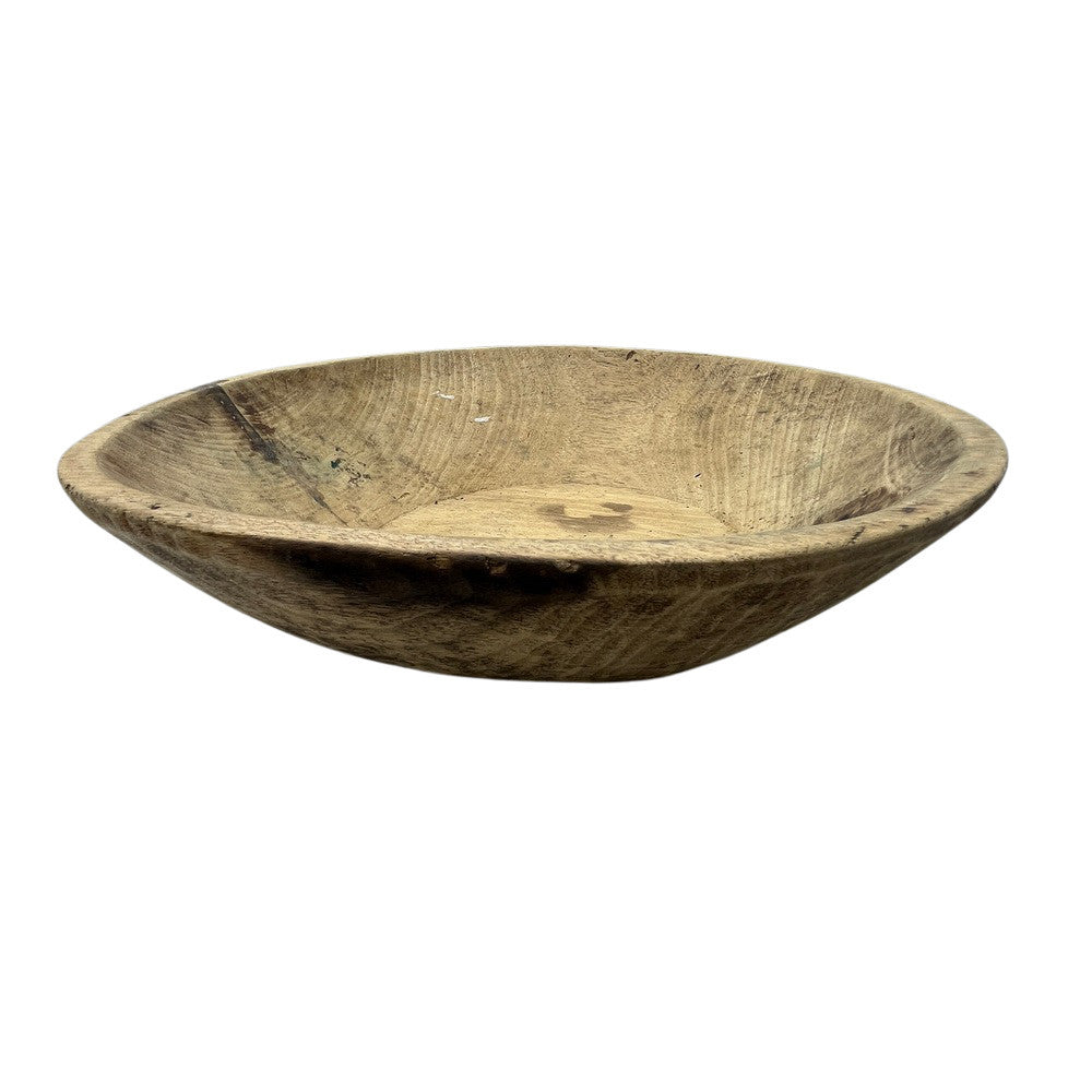 Vintage Wooden Parat Bowl - Small - Berbere Imports