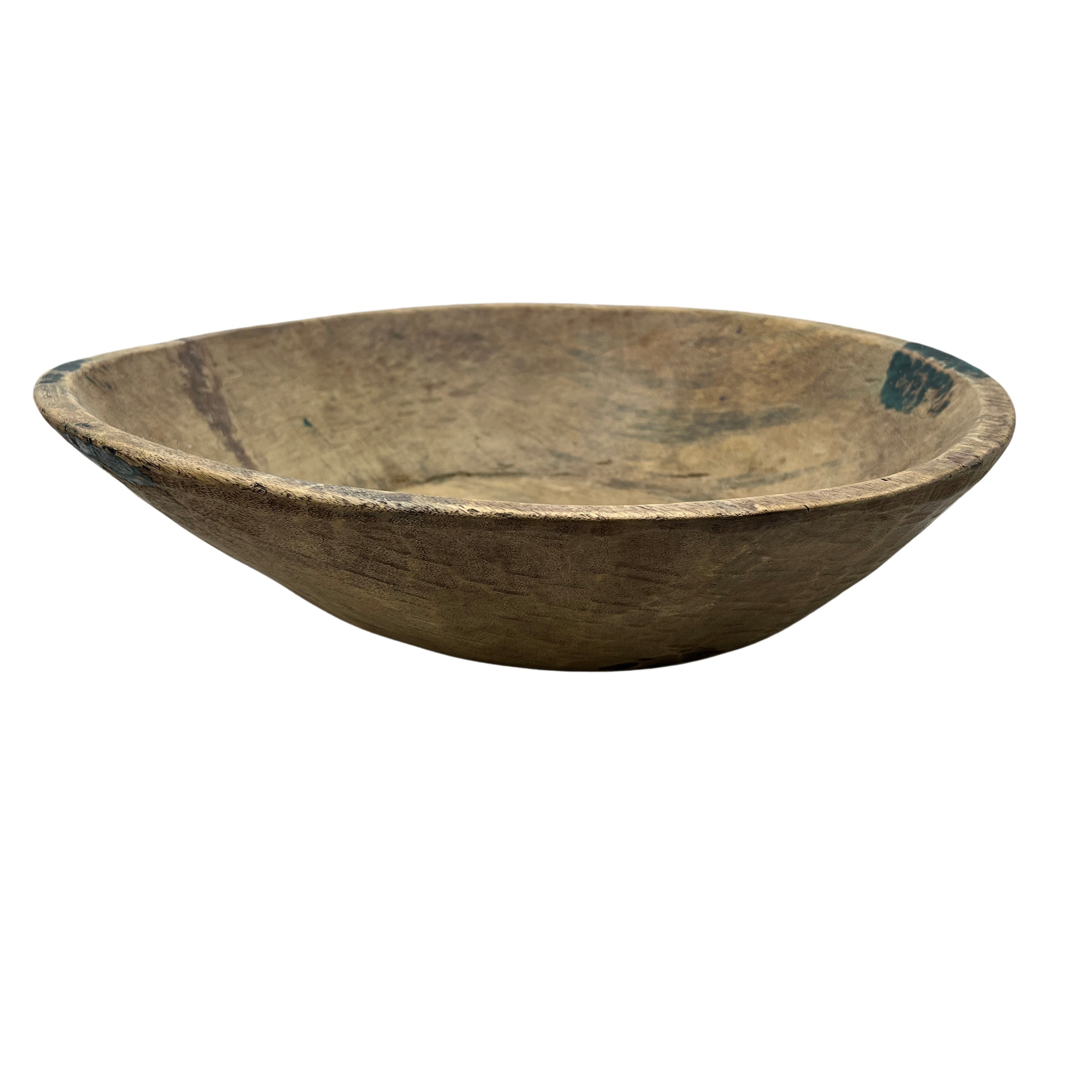 Vintage Wooden Parat Bowl - Small - Berbere Imports