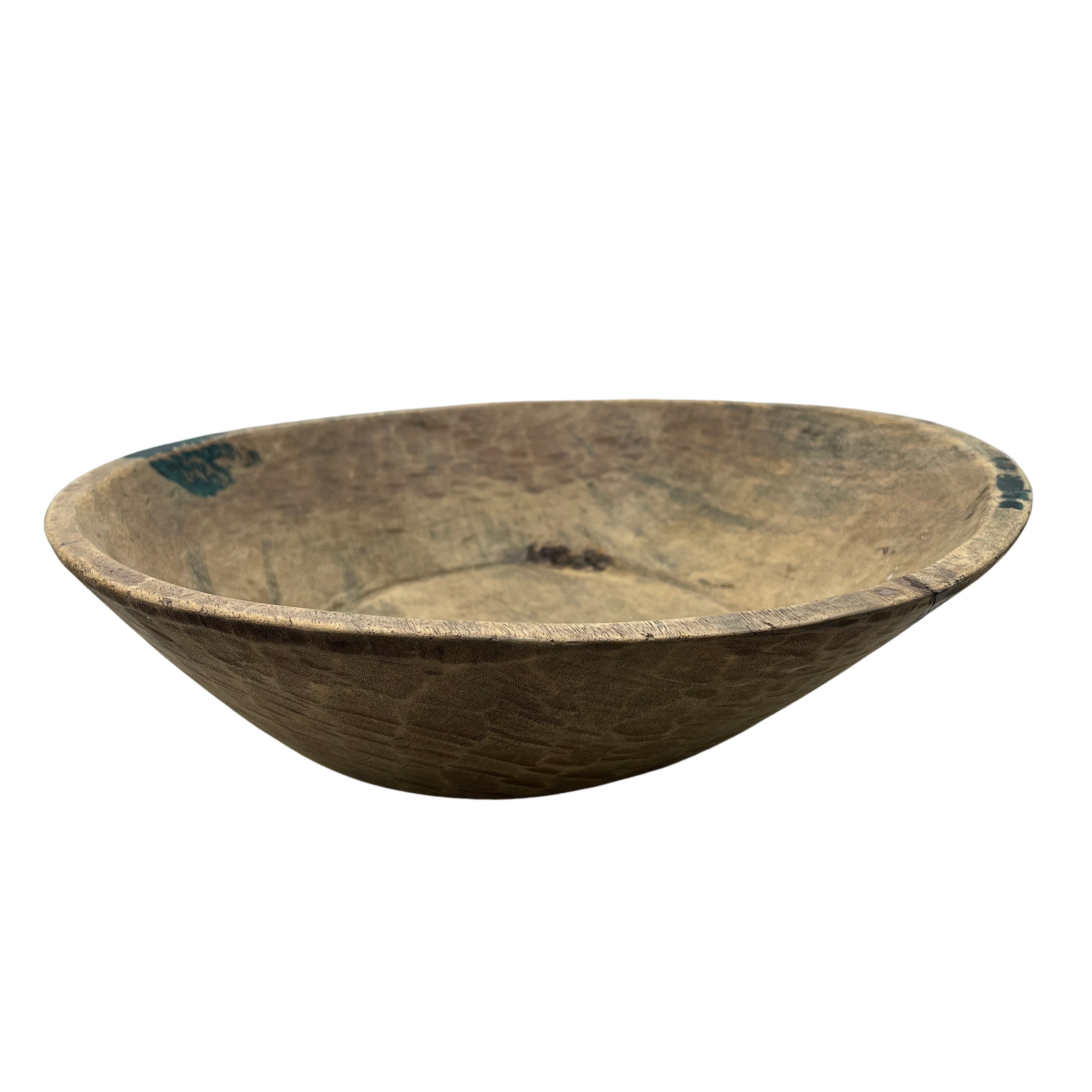 Vintage Wooden Parat Bowl - Small - Berbere Imports