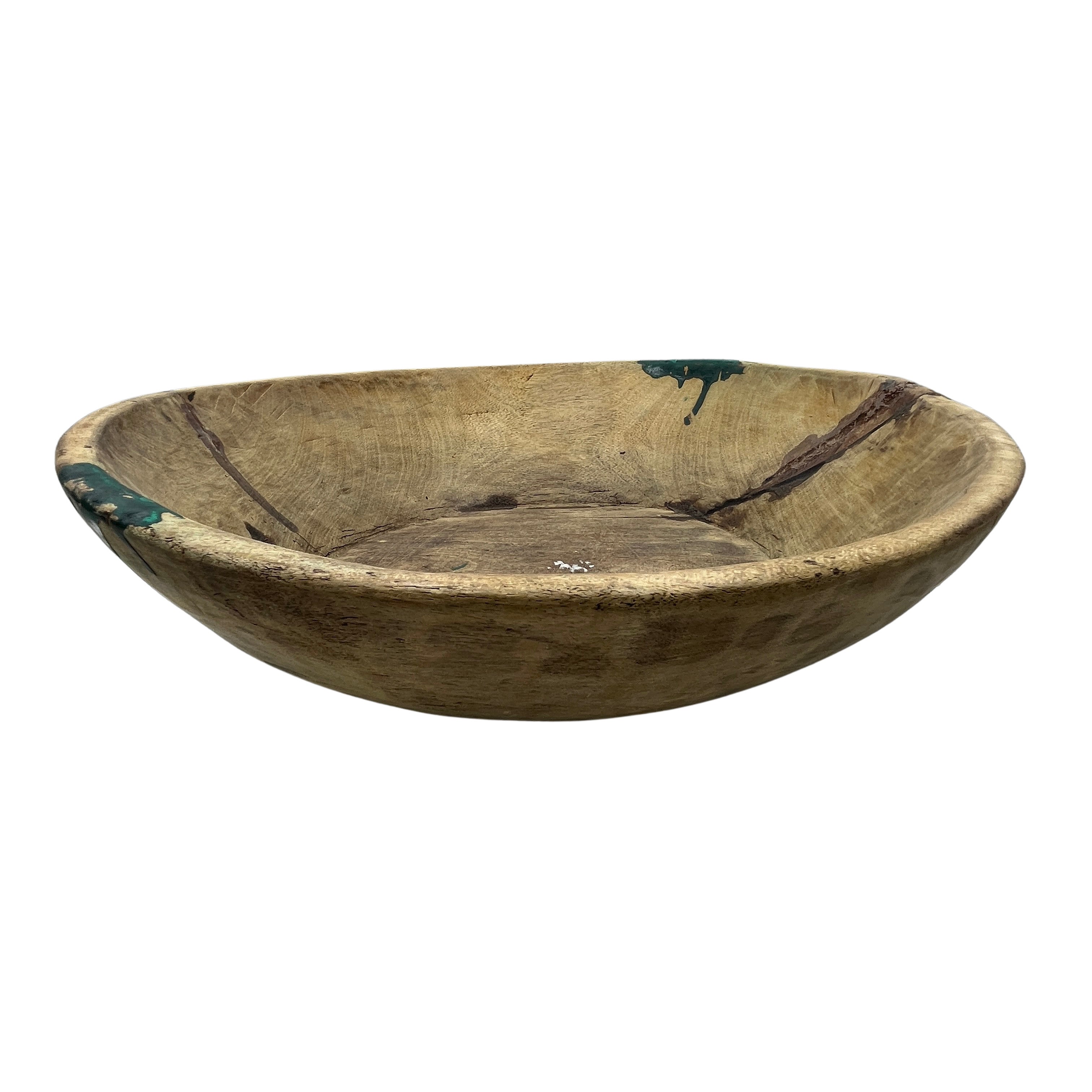 Vintage Wooden Parat Bowl - Small - Berbere Imports