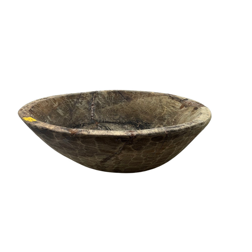 Vintage Wooden Parat Bowl - Small - Berbere Imports