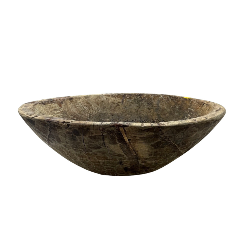 Vintage Wooden Parat Bowl - Small - Berbere Imports
