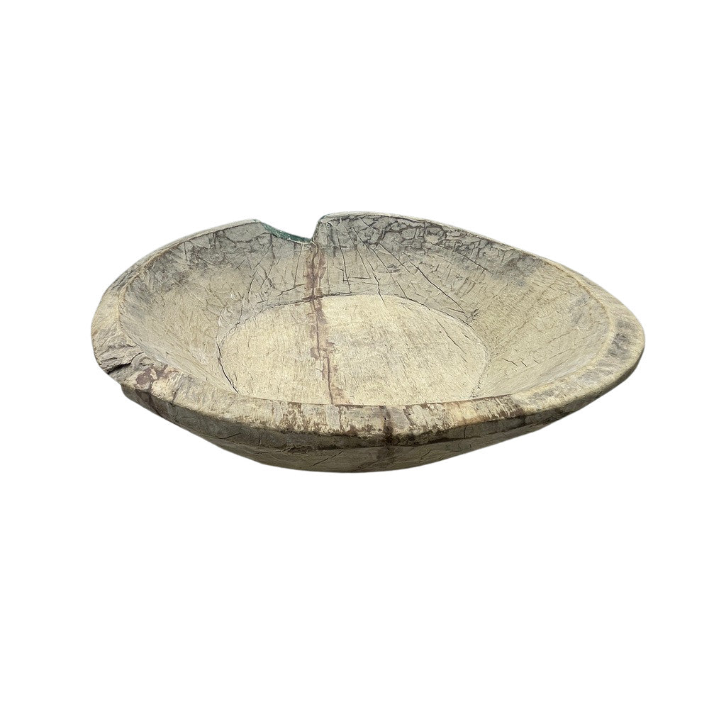 Vintage Wooden Parat Bowl - Small - Berbere Imports