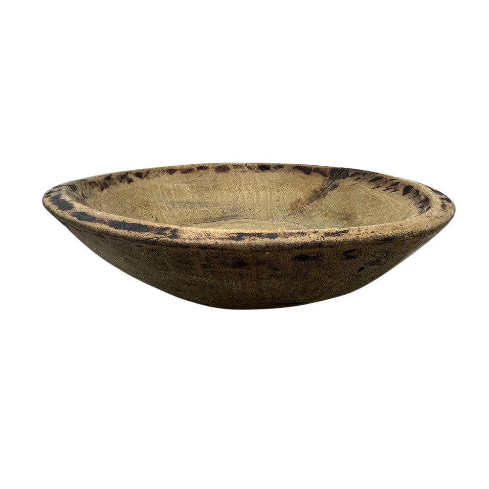 Vintage Wooden Parat Bowl - Small - Berbere Imports