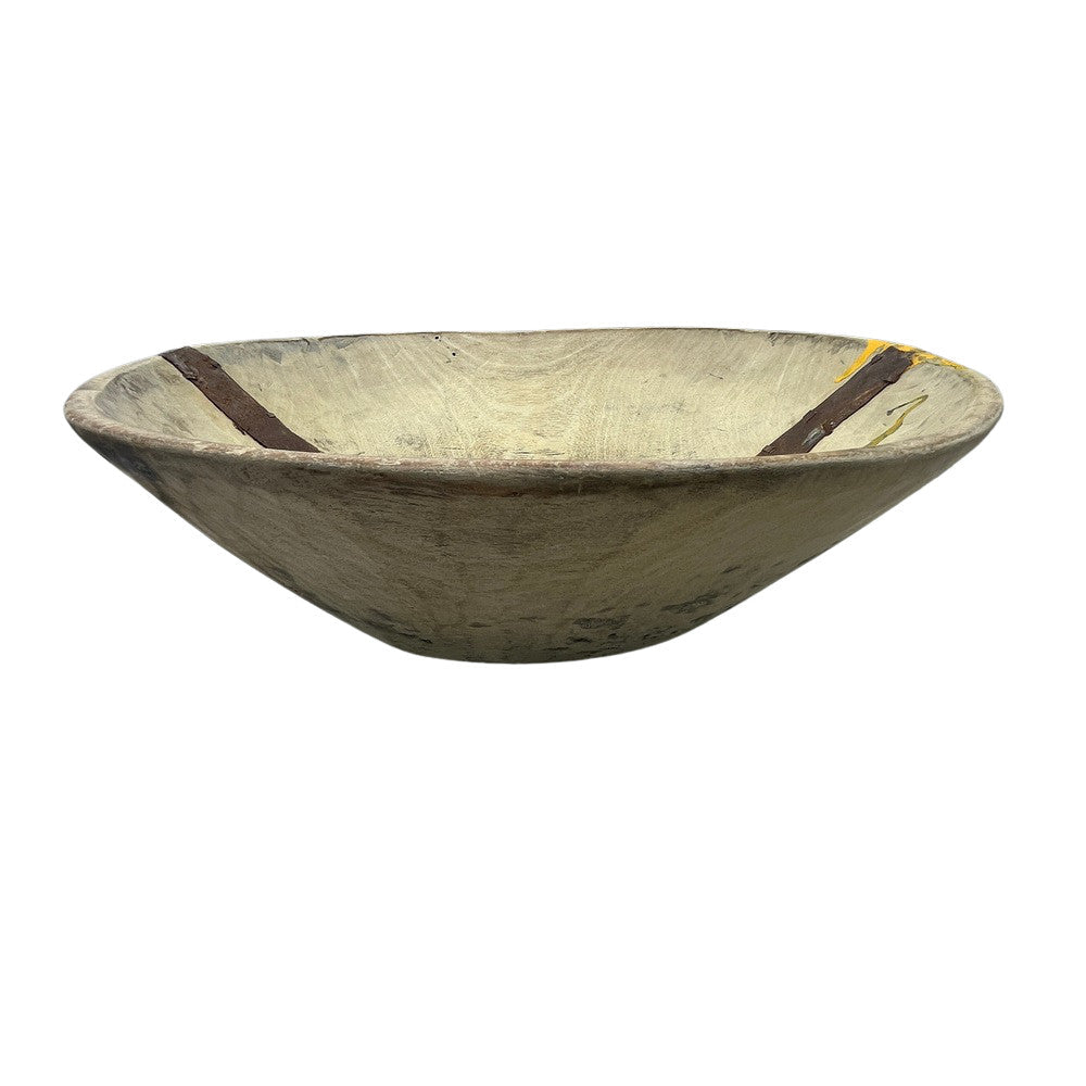 Vintage Wooden Parat Bowl - Small - Berbere Imports