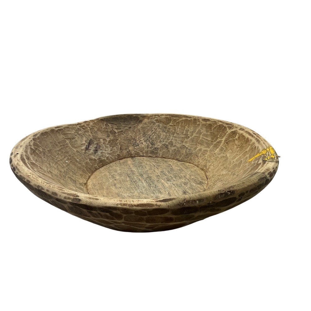 Vintage Wooden Parat Bowl - Small - Berbere Imports