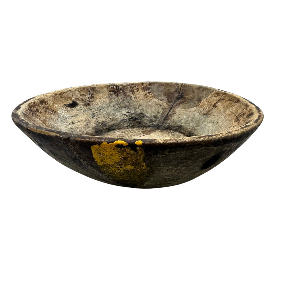 Vintage Wooden Parat Bowl - Small - Berbere Imports