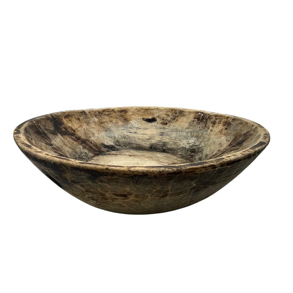 Vintage Wooden Parat Bowl - Small - Berbere Imports
