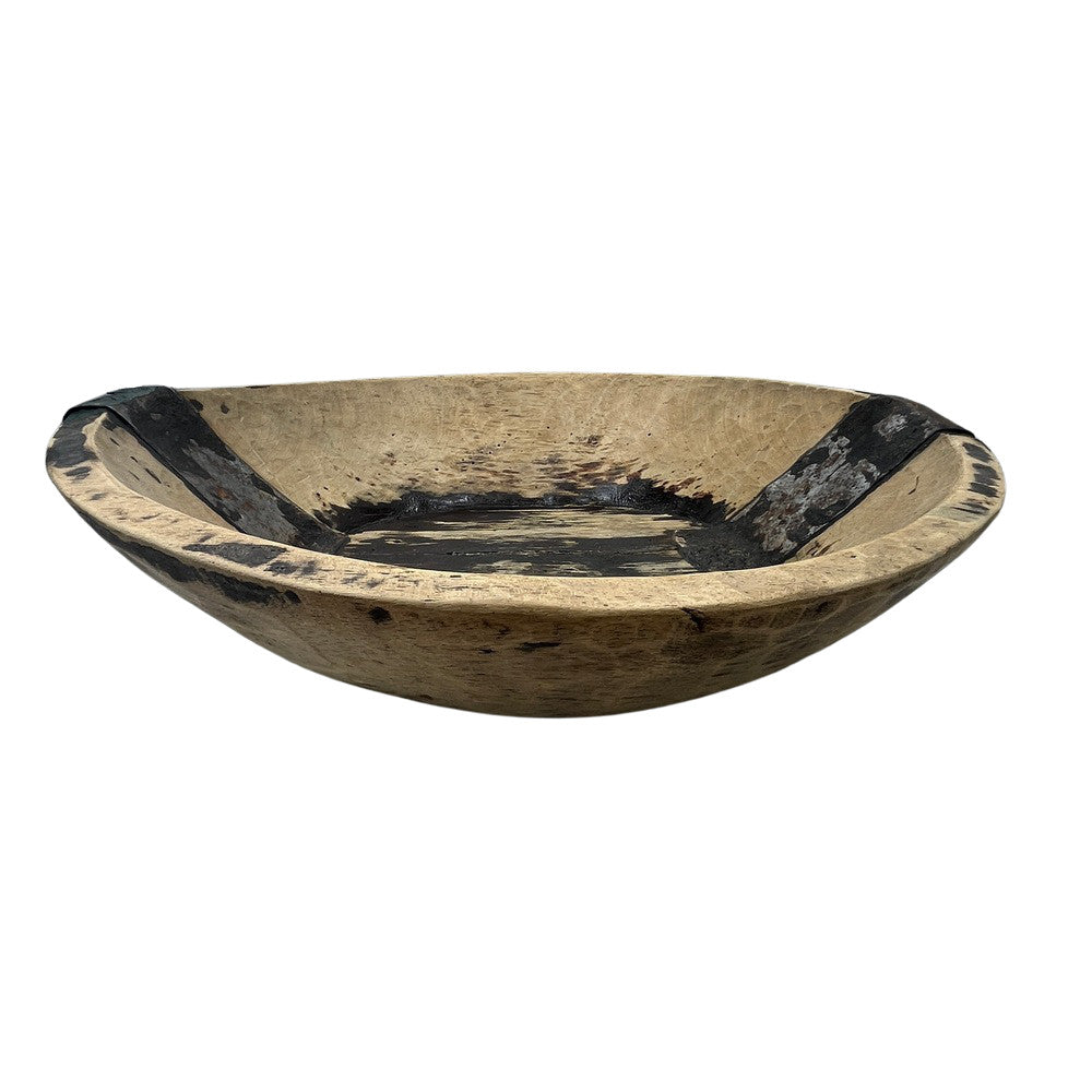 Vintage Wooden Parat Bowl - Small - Berbere Imports