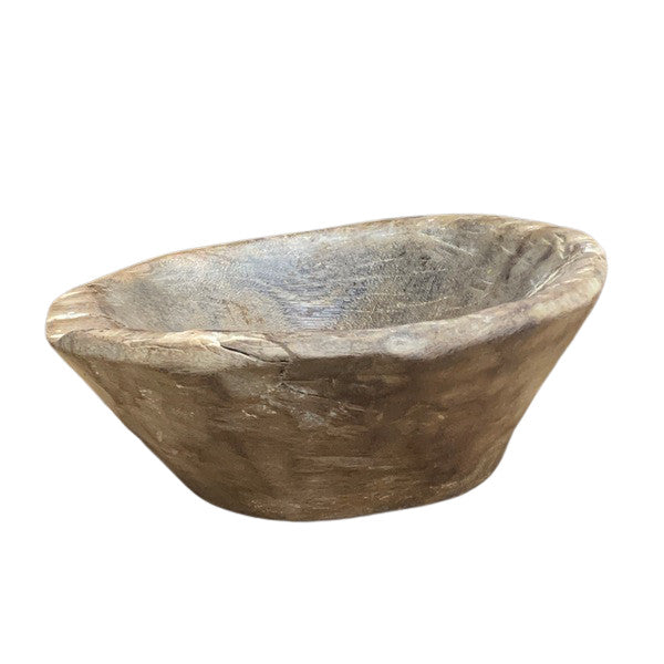 Vintage Wooden Bowl - Berbere Imports