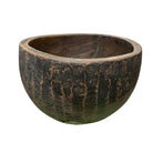 Vintage Indian Wooden Naga Bowl - Berbere Imports