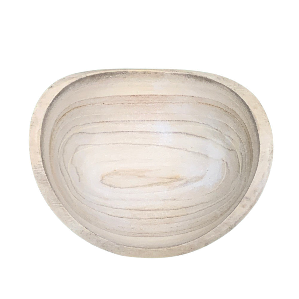 Small Natural Wooden  Bowl - Berbere Imports