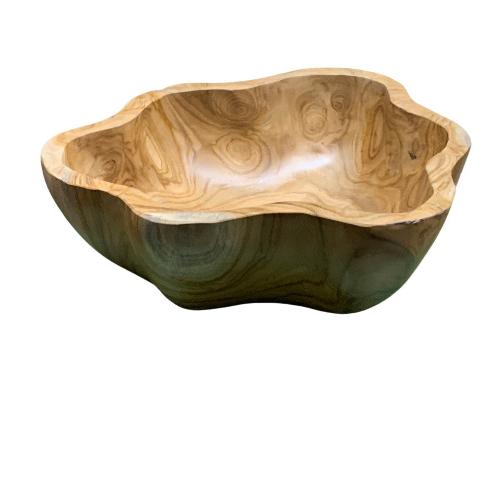 Medium Wooden Bowl - Berbere Imports